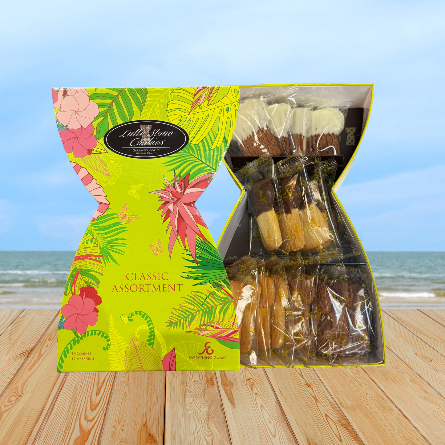 Premium Latte Stone Cookie Box